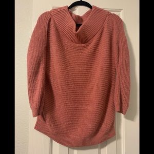 EXPRESS Marled Shaker Knit Off The ShoulderSweater